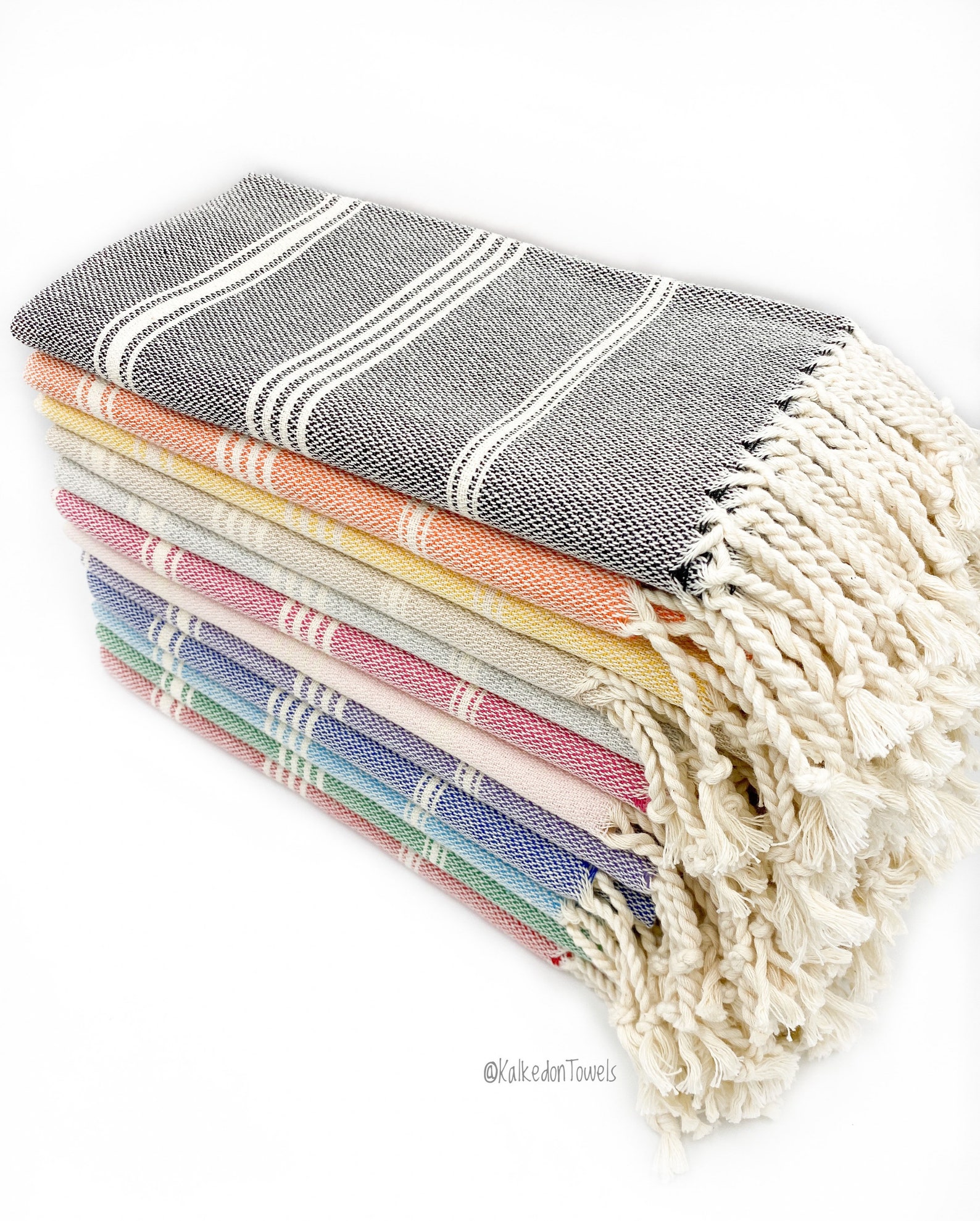 Turkish kitchen towel set at Kalkedon Towels