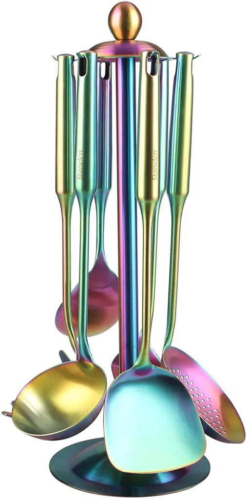 Holiday gift ideas: Sexy cookware and kitchenware like this stainless steel utensil set