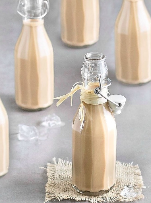 Last minute food gift ideas: Homemade Irish Cream liqueu from As Easy as Apple Pie