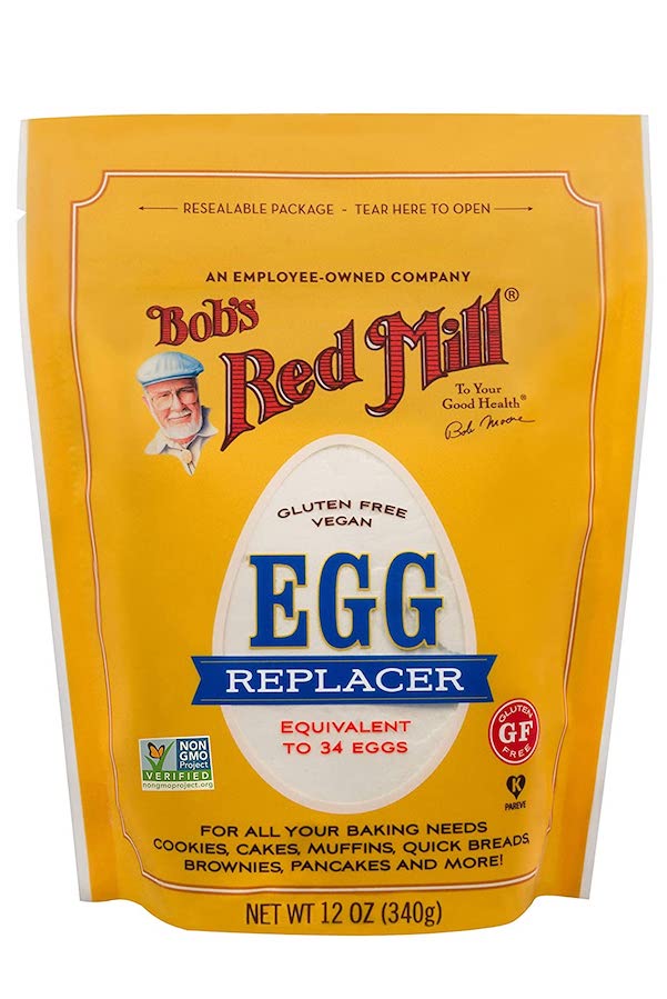 Bob's Red Mill Egg Replacer can replace up to 34 eggs in your holiday baking recipes