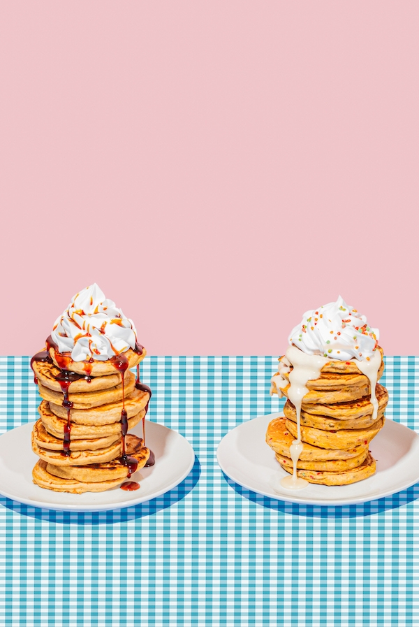 These new allergen-free pancake mixes from Partake foods make gorgeous pancakes for Valentine's Day or any breakfast