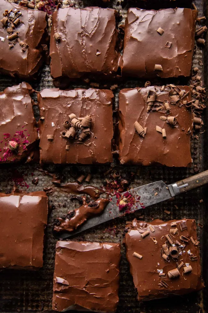 Retro Style Chocolate Sheet Cake from Half Baked Harvest Retro Style Chocolate Sheet Cake from Half Baked Harvest