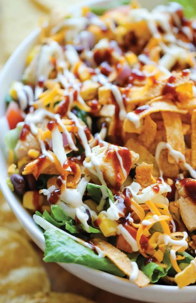 BBQ Chicken Salad from Damn Delicious