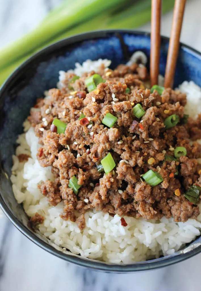 Korean Beef Bowl from Damn Delicious
