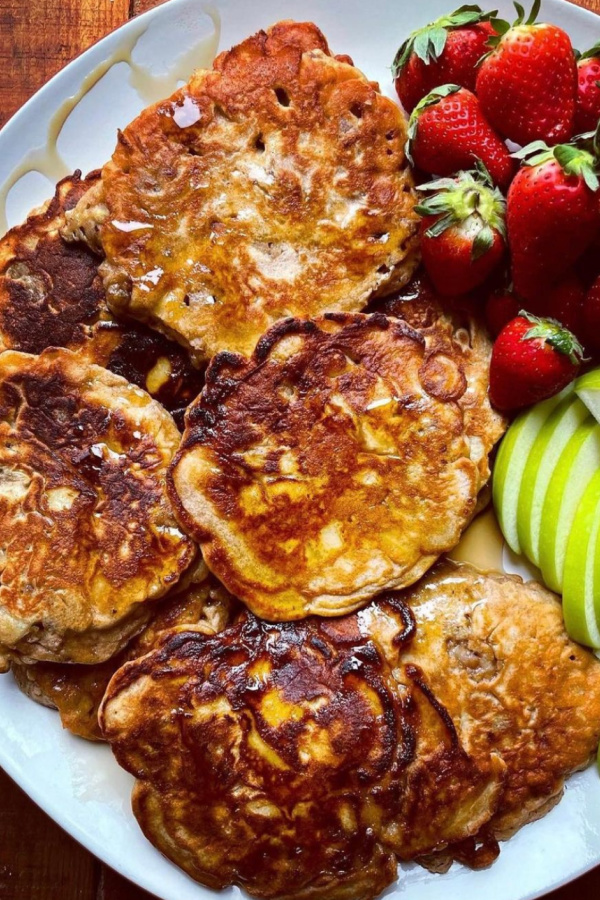 Sausage Apple Maple Pancakes from Diane Morrisey