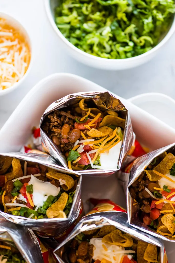 Walking Tacos recipe from Isabel Eats