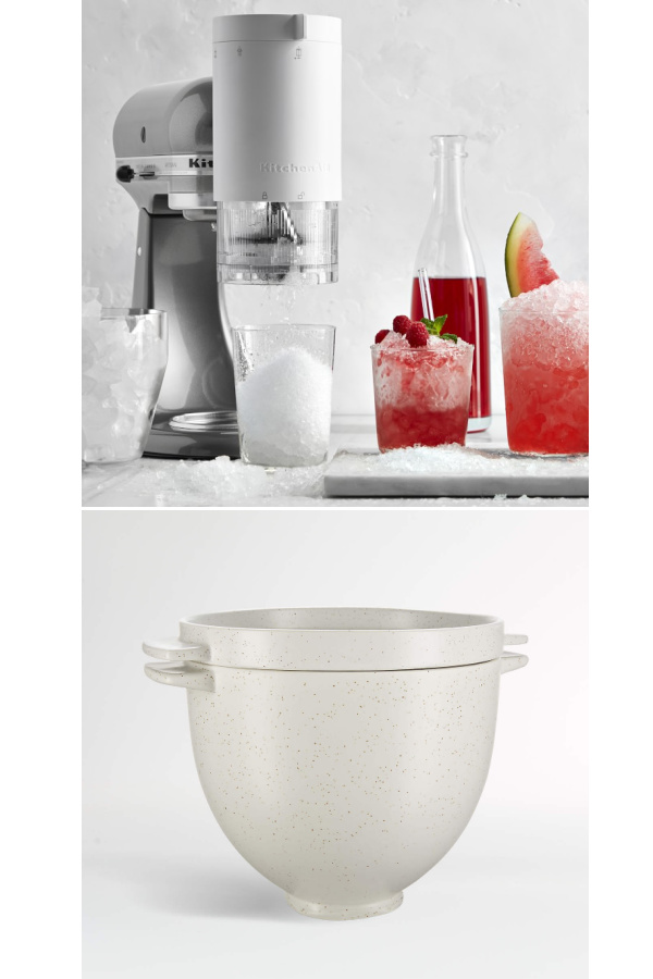 Mother's Day kitchen gifts: KitchenAid Sharve Ice Attachment and Mixer Bread Bowl with Baking Lid Mother's Day kitchen gifts: KitchenAid Sharve Ice Attachment and Mixer Bread Bowl with Baking Lid