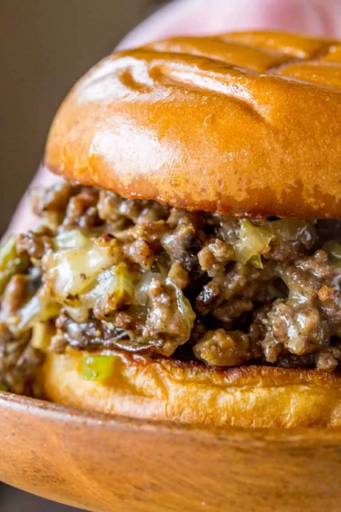 Philly-Cheese-Steak-Sloppy-Joes from Dinner Then Dessert