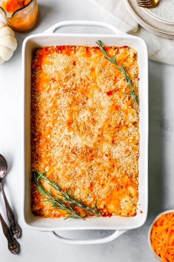 Bring this butternut squash mac and cheese from Two Peas and Their Pod to your Thanksgiving potluck