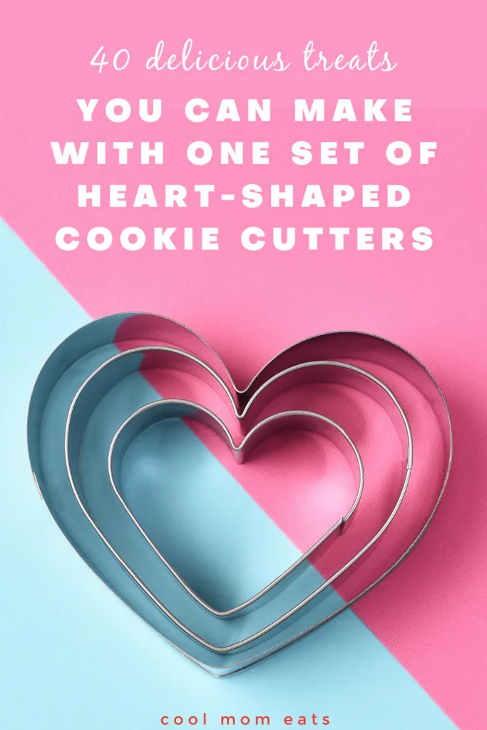 Over 40 delicious heart-shaped treats you can make for Valentine's Day with one set of cookie cutters  | Cool Mom Eats