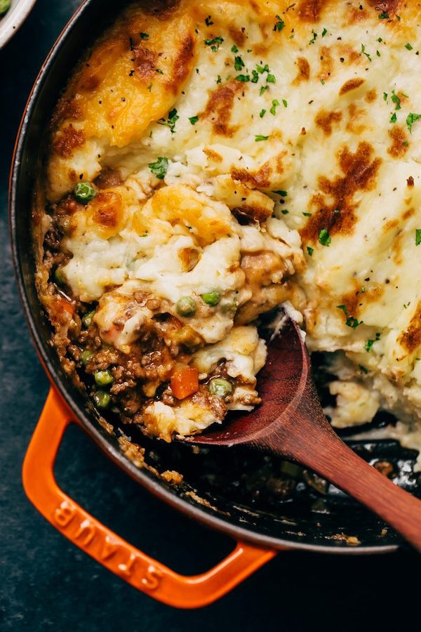 Irish cheese makes this Shepherds Pie from Little Spice Jar extra delicious for St. Patrick's Day. Irish cheese makes this Shepherds Pie from Little Spice Jar extra delicious for St. Patrick's Day.