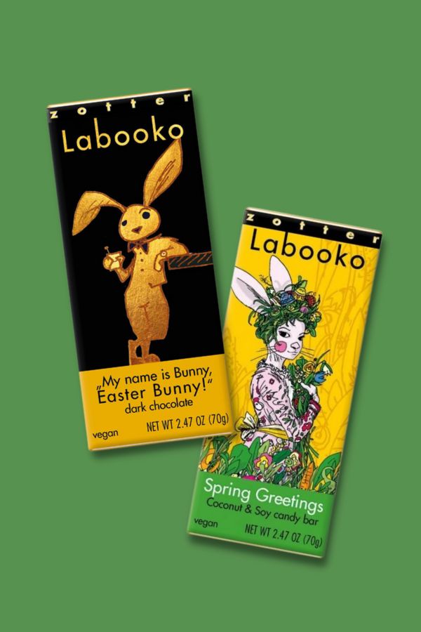 Zotter's vegan Easter chocolate bars are a great choice for a teen's Easter basket.