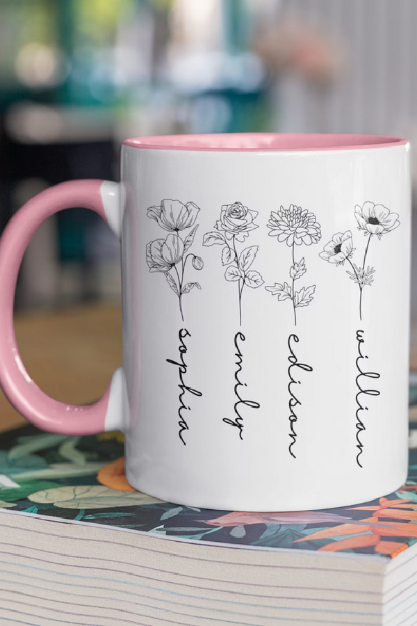 Birth Month Mug from CustomLoversDESIGN