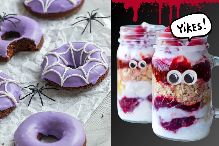 8 suuuuper easy, healthy Halloween treats that won’t take you all day to make.