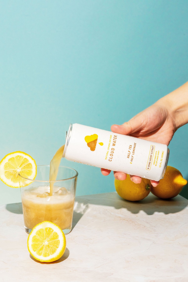 Cloud Water CBD beverage is a nice pre-bedtime alternative to alcoholic drinks in Dry January
