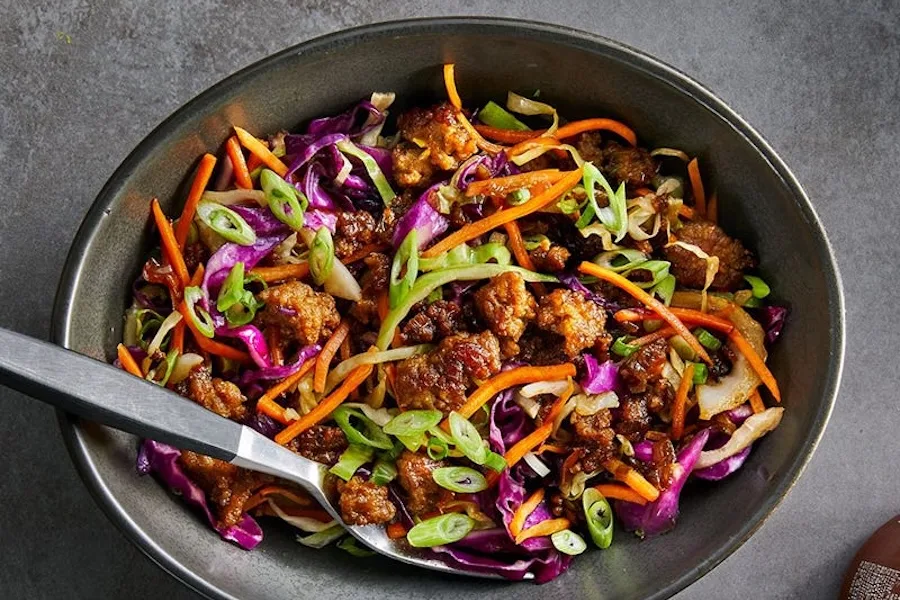 Tasty “egg roll in a bowl,” our weekly Weight Watchers recipe