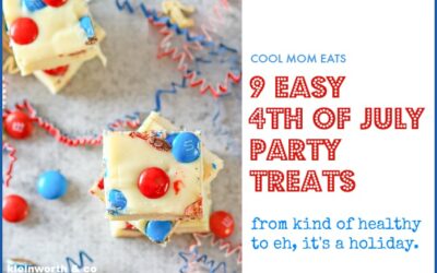 9 fun, easy, no-bake 4th of July party treats. From kind of healthy to kind of not healthy at all.