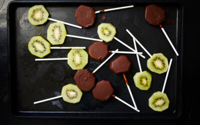 Easy, healthy snacking: 7 chocolate dipped fruit ideas that go beyond strawberries.