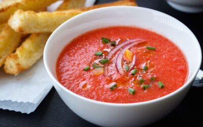 Cold gazpacho on a hot summer day? Yes, please.
