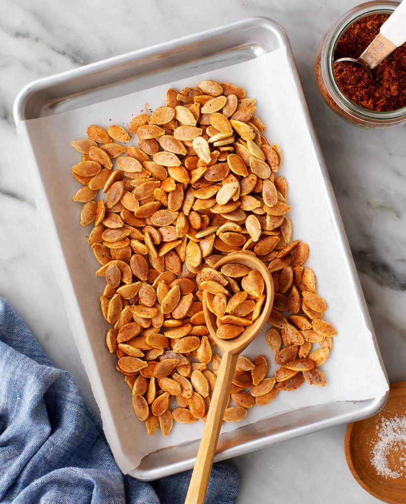 Roasted Pumpkin Seeds from Love and Lemons