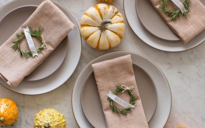 Whether you DIY or buy, we have 10 easy ideas for a beautiful Thanksgiving table. . . no crafting skills required.
