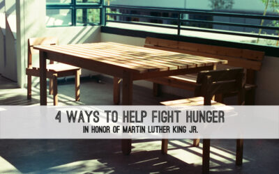 4 ways to help fight hunger in America in honor of Martin Luther King Jr. Day.