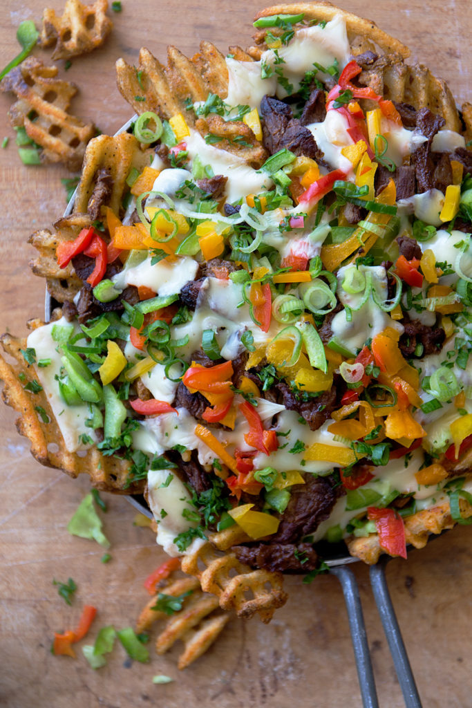 Nachos recipe! Philly Cheesesteak Nachos from Real Food by Dad