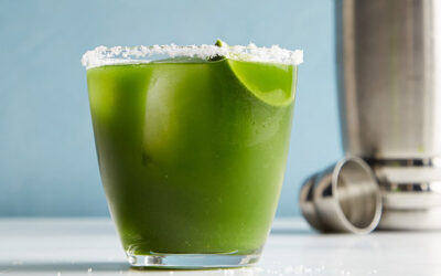 Green juice cocktail and mocktail recipes. Yup, really.