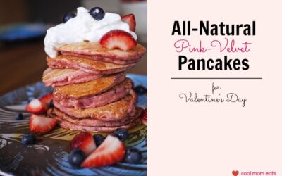 The ultimate Valentine’s Day breakfast recipe: How to make all-natural Pink Velvet Pancakes.