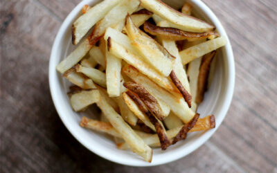 How to make homemade freezer french fries so you can have gourmet fries whenever.