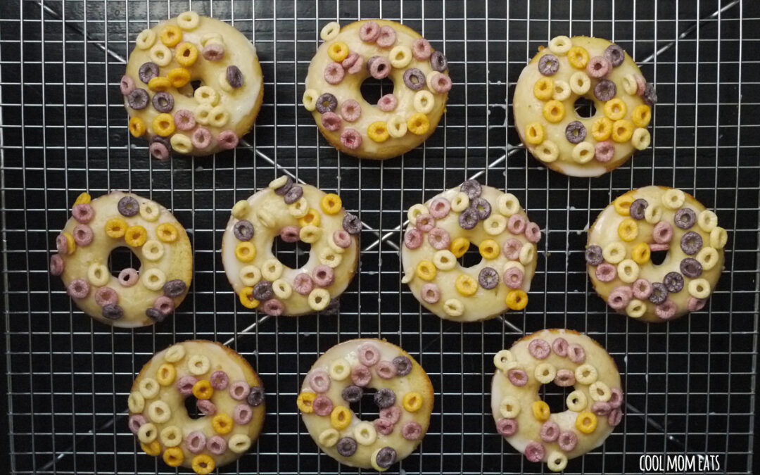 Baked Cereal Milk Donuts. Because cereal milk. And donuts.