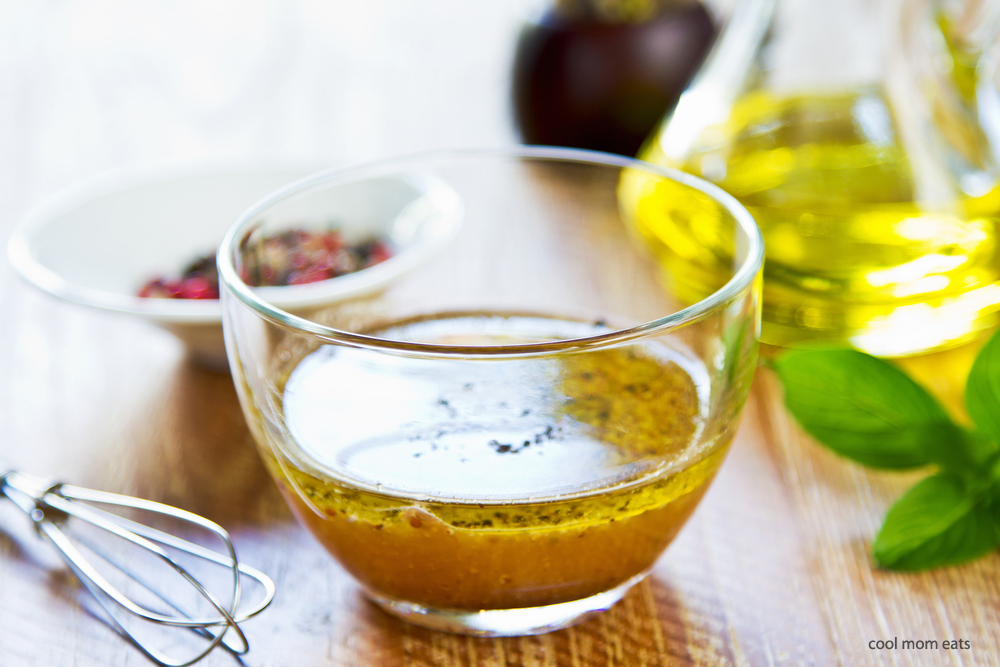 How to make homemade vinaigrette in 5 easy steps and just 5 minutes.