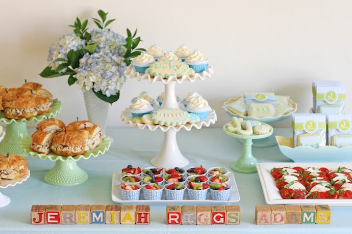 Quick and easy baby shower food ideas, from realistic moms who’ve thrown a few.