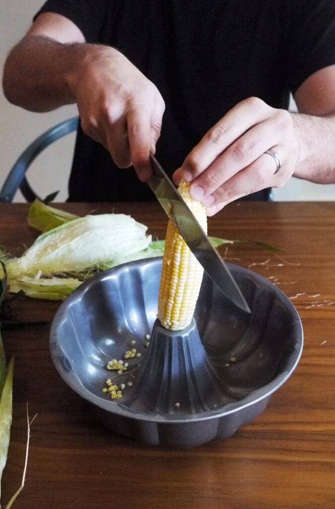 The mess-free trick to cutting corn off the cob. (Yes, mess free!) | Cool Mom Eats