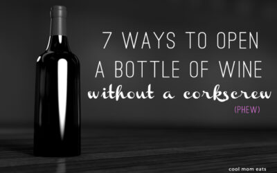 7 ways to open a bottle of wine without a corkscrew.
