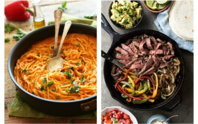 Next week’s meal plan: 5 easy recipes for the week ahead, from a clever pasta dish to easy beef fajitas.