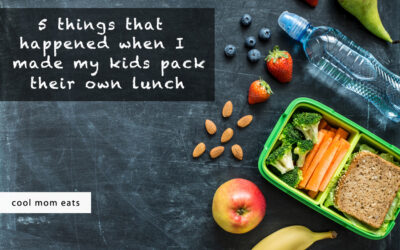 5 things that happened when I made my kids pack their own school lunches.