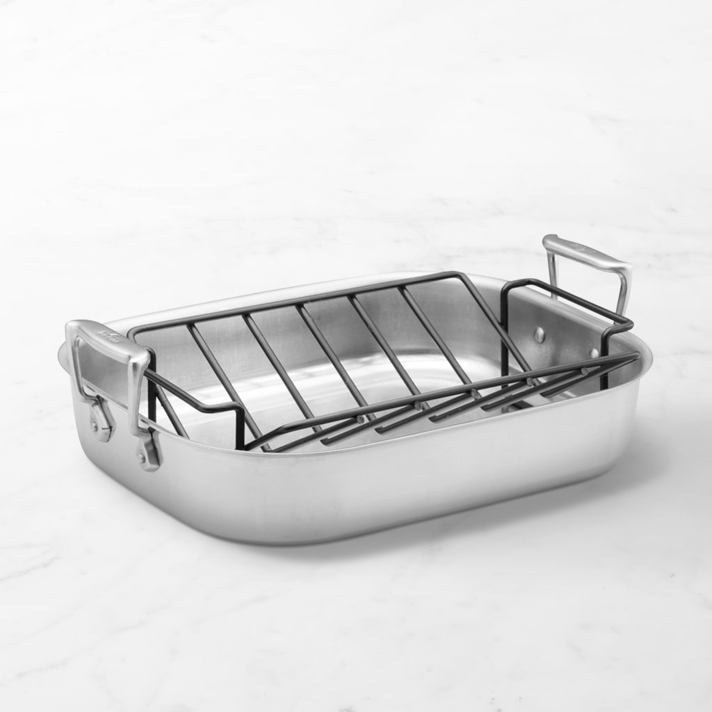 Stainless Steel All Clad Roasting Pan from Williams Sonoma
