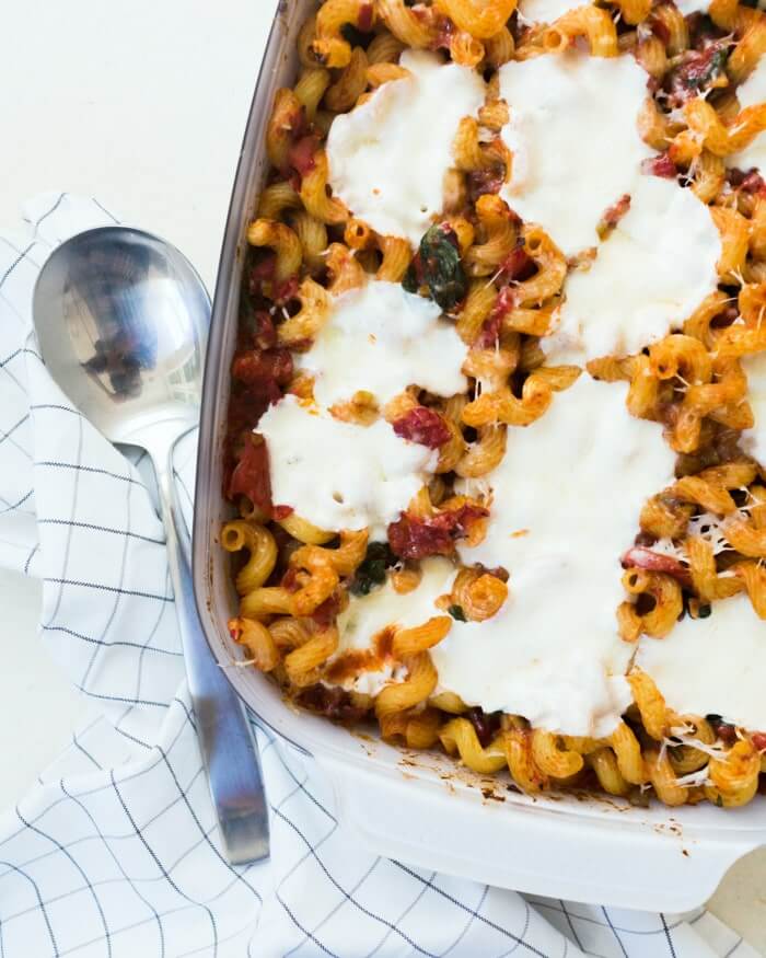 Cool Mom Eats Weekly Meal Plan: Baked Pasta with Awesome Sauce from A Couple Cooks