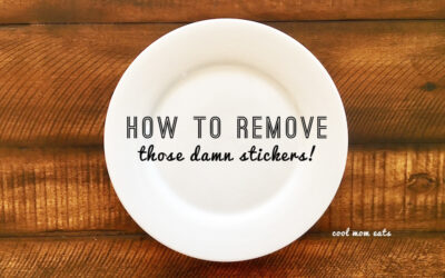 Finally! How to remove sticker labels from dishes, glasses, and more. 3 unexpected solutions.