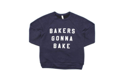 We found it: The “Bakers Gonna Bake” sweatshirt that Martha and Snoop Dogg wore for their Super Bowl commercial debut!