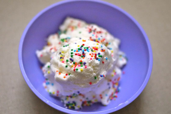Snow ice cream recipe: The kind of snow that’s safe to eat, kids!