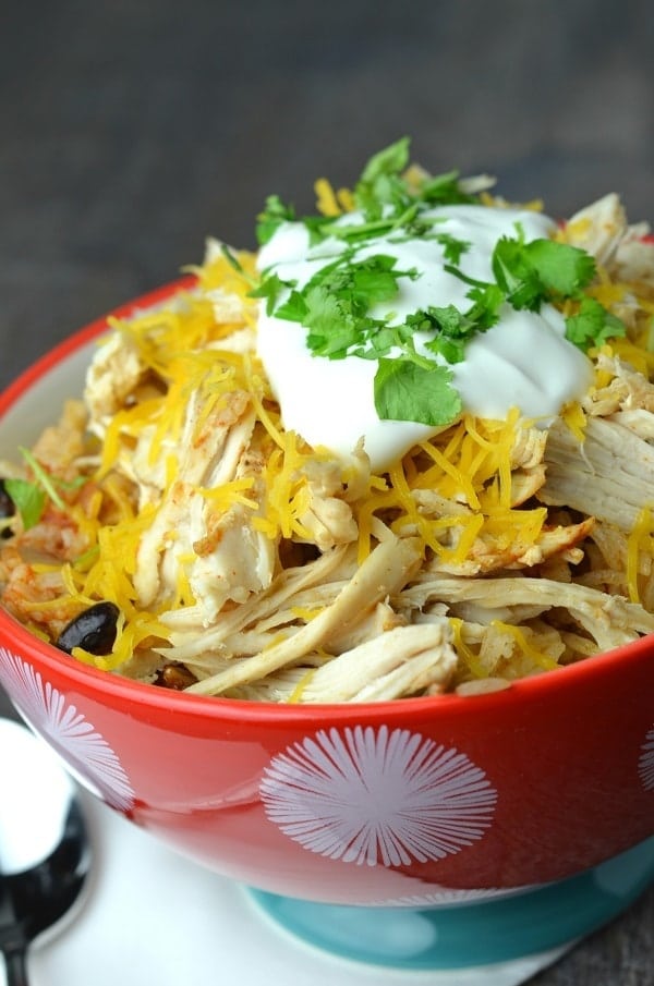 Best beginner Instant Pot recipes can try and recommend: Chicken Taco Bowls at Wondermom Wannabe