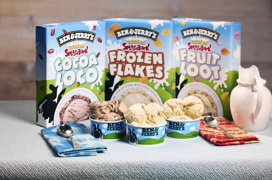 Ben & Jerry’s new cereal milk flavors for ice cream that you can eat for breakfast. (Right?)