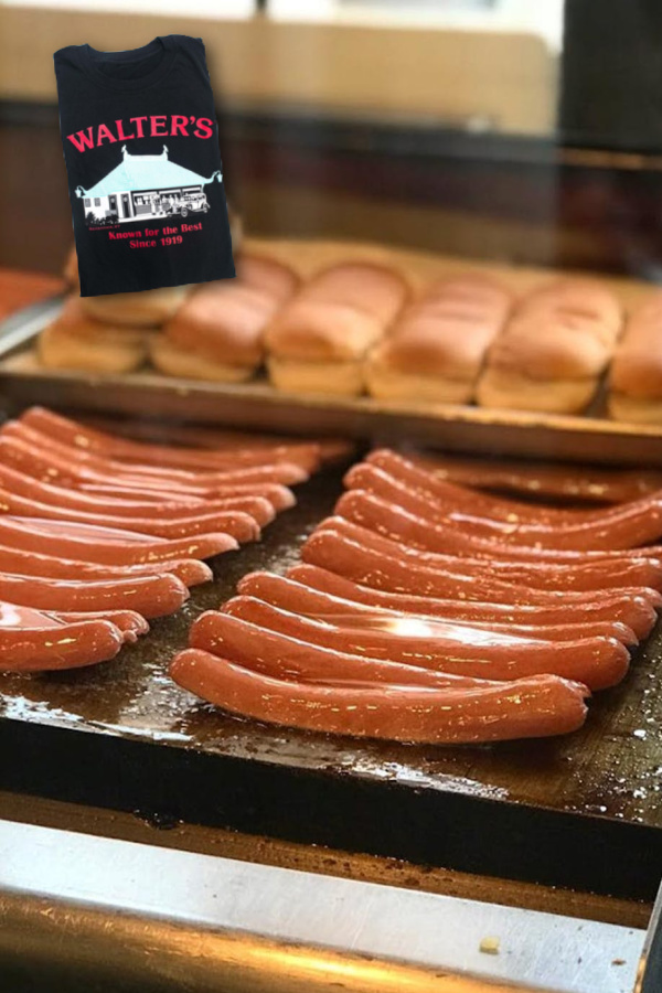 Walter's Hot Dog Kit -- the famous hot dogs can be shipped right to your door making a great Father's Day gift!