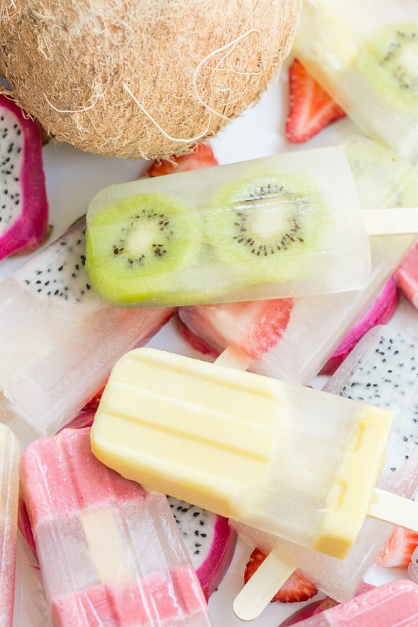 Low sugar teething snacks: Coconut Pops | Sugar and Charm