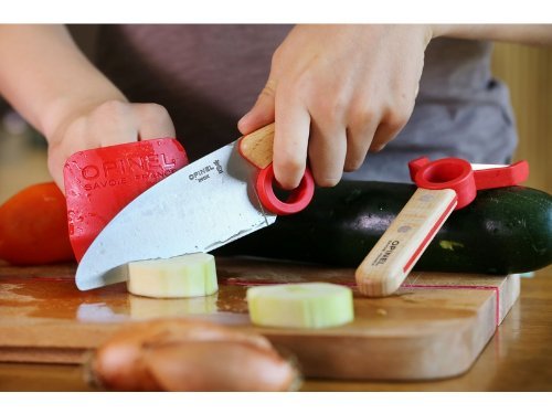 Tips to get kids excited to help in the kitchen | Cool Mom Eats: Opinel Le Petit Chef Knife Set at Amazon