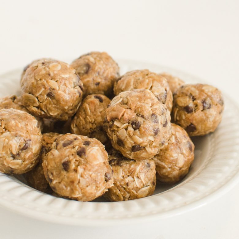 Best travel snack recipes: Peanut Butter Chocolate Energy Bites at Bless this Mess