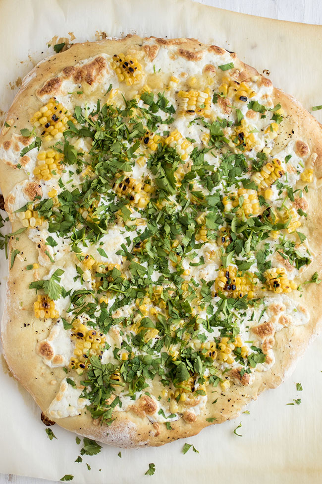 Cool Mom Eats weekly meal plan: Cilantro and Corn Pizza | Life as a Strawberry