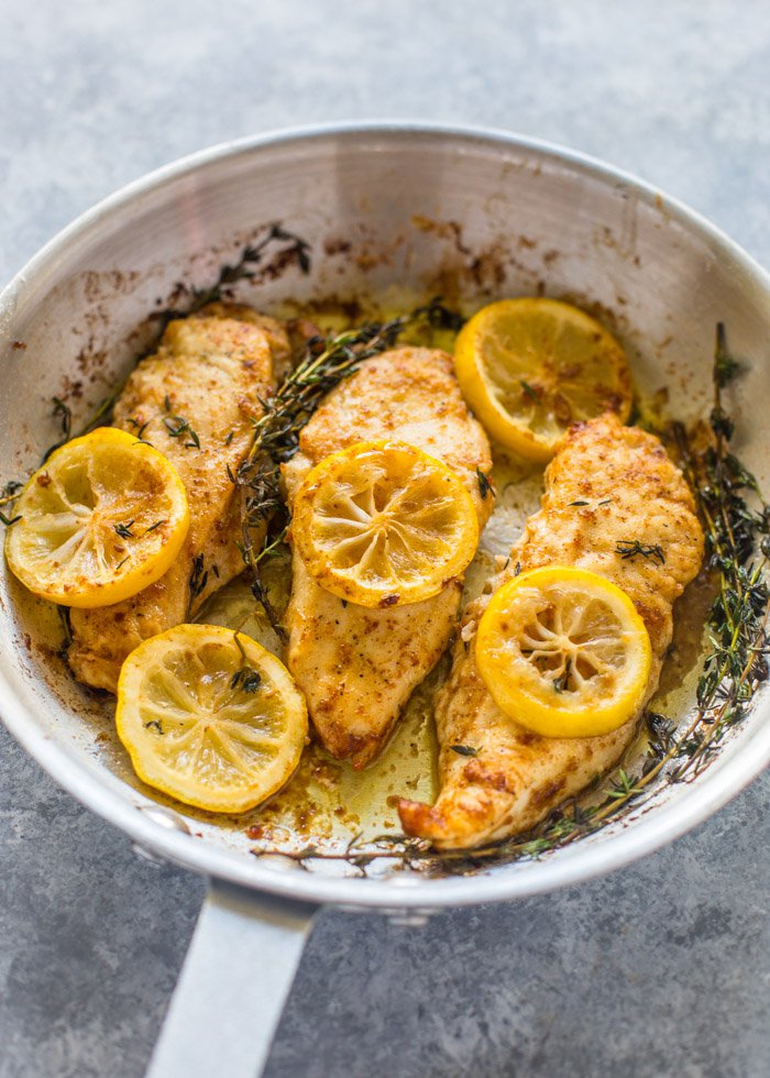 Best easy chicken recipes for families: 15 Minute Skillet Lemon Butter Chicken | Gimme Delicious